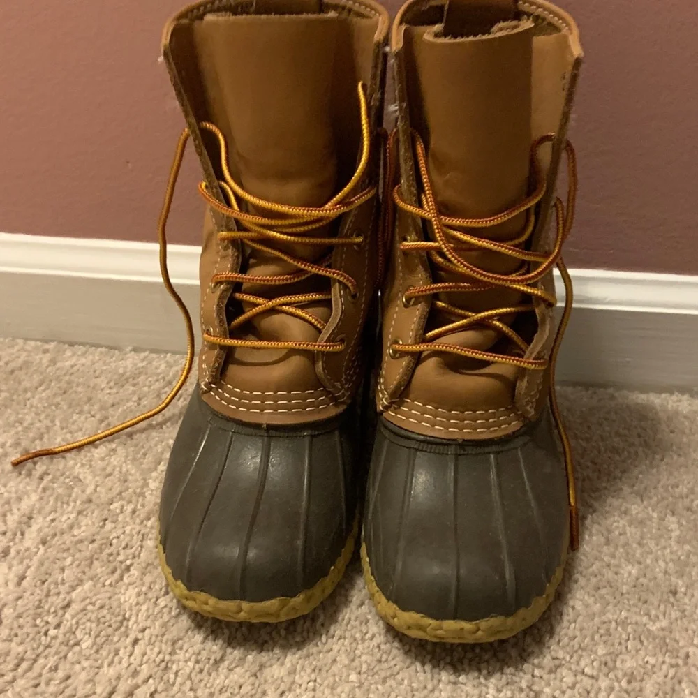 LL Bean Women's Duck Boots Sz 6.5 8